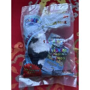 NWT WEBKINZ LIL KINZ BLK & WH CAT SEALED CODE RARE*SOLD OUT!